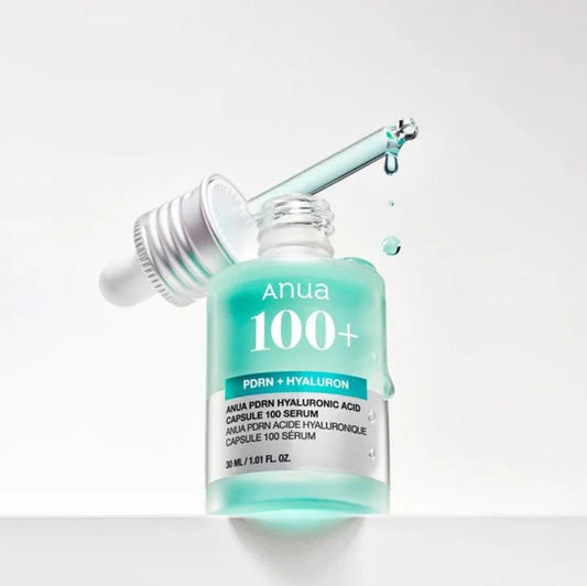 Anua PDRN Hyaluronic Acid 100 Capsules Serum, Revitalizing Face Serum, Hyaluronic Acid, Moisturizing, Korean Skincare