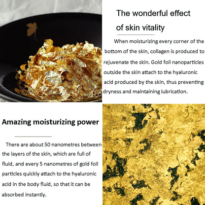 24K Gold Hyaluronic Acid Nicotinamide Face Essence Replenishment Moisturize Shrink Pore Brighten Skin Care Firming Facial serum