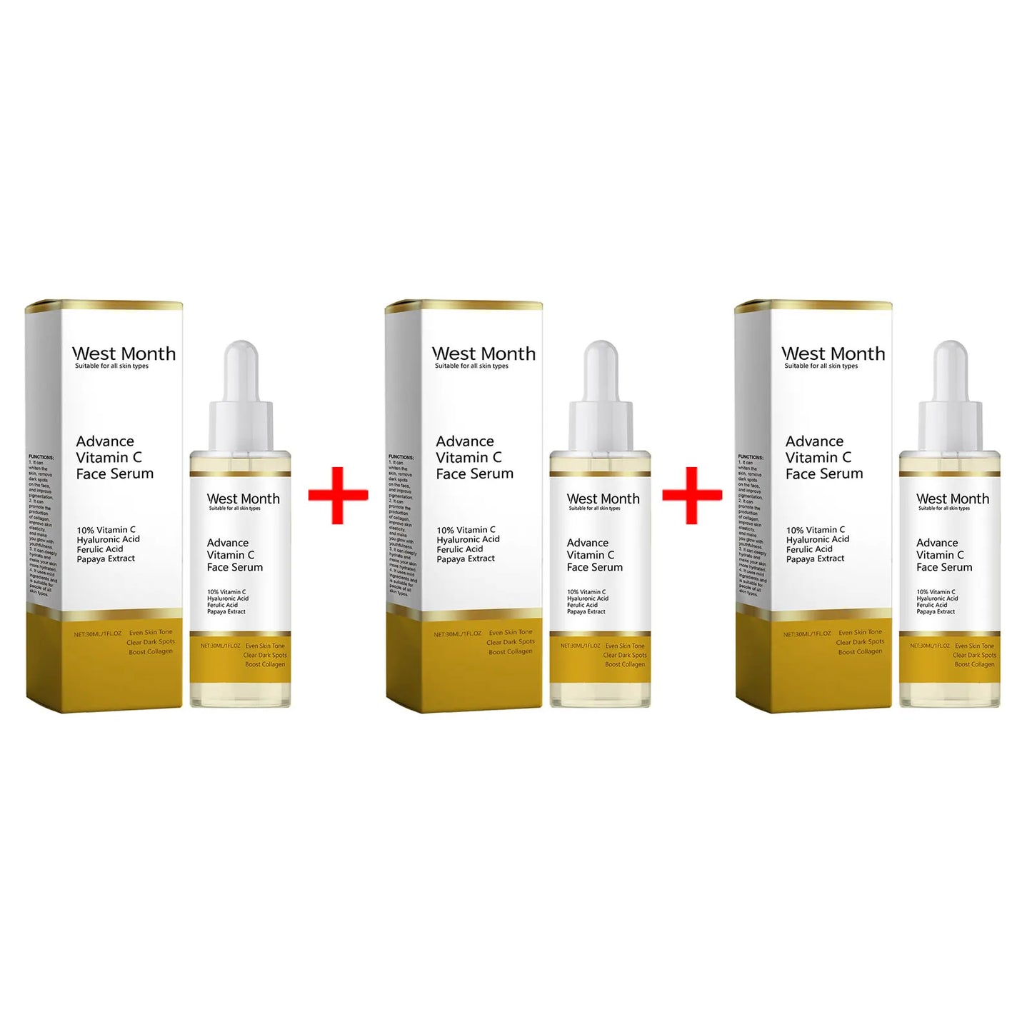 Advance Vitamin C Face Serum Remove Dark Spots Brightening Repair Dull Moisturizing Whitening Skin Tone Essence Beauty Products