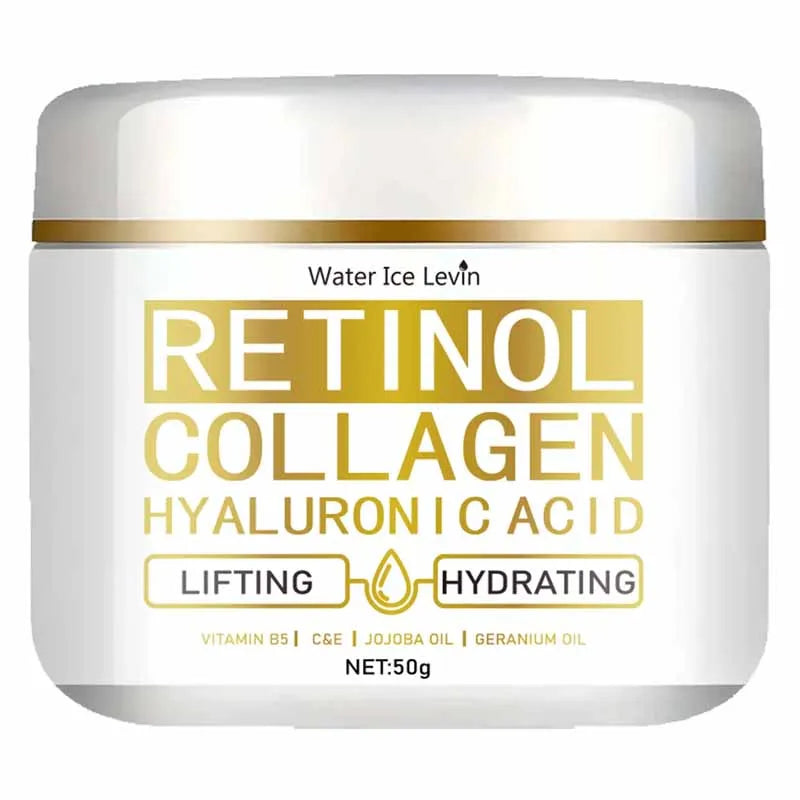 Retinol Anti Aging Face Cream Moisturizing Wrinkle Remover Firming Lifting Collagen Hyaluronic Acid Cream Nourishing Skin Care