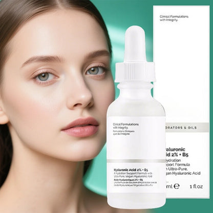 2% Hyaluronic Acid + B5 Serum Moisturizing Nourishing Dry Smooth Face Skin Care Pore Shrinking Moisturizing Serums Skin Care