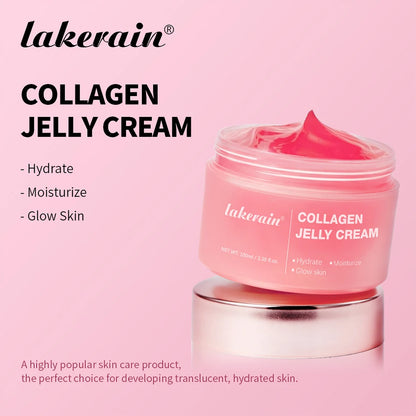 Moisturizing Collagen Jelly Cream Niacinamide Hydrolyzed Collagen Tightening Soothing Anti-Aging Firmness Hydration Skincare