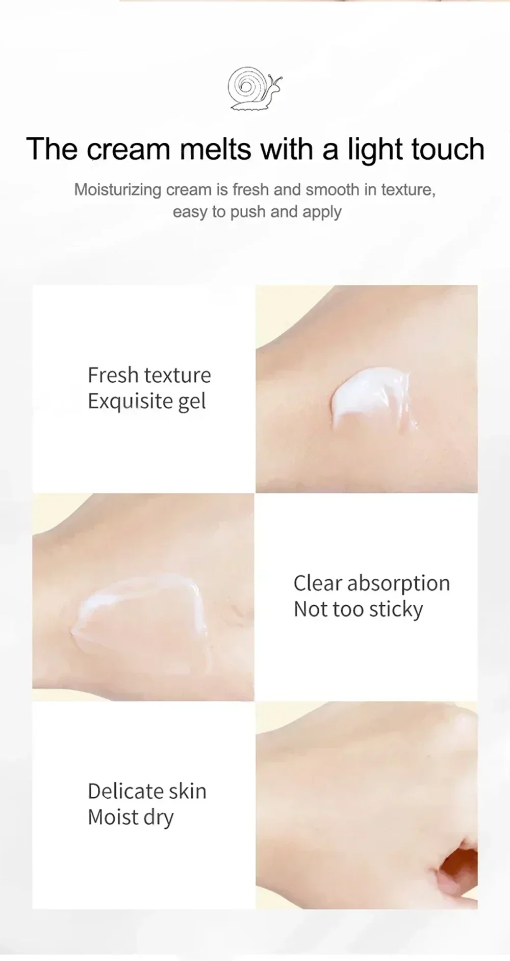 Snail Eye Cream Anti Dark Circles Under The Eyes Remove Eye bags Moisturizing Anti-Aging Eyes Skin Care Products