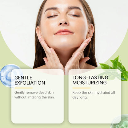 Green Tea Facial Scrub Deep Pore Cleansing Hydrating Blackhead Removal Dead Skin Gentle Exfoliating Scrub Skin Renewal Skin Care