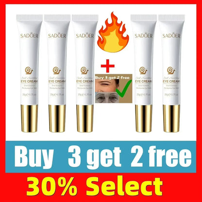 Snail Eye Cream Anti Dark Circles Under The Eyes Remove Eye bags Moisturizing Anti-Aging Eyes Skin Care Products