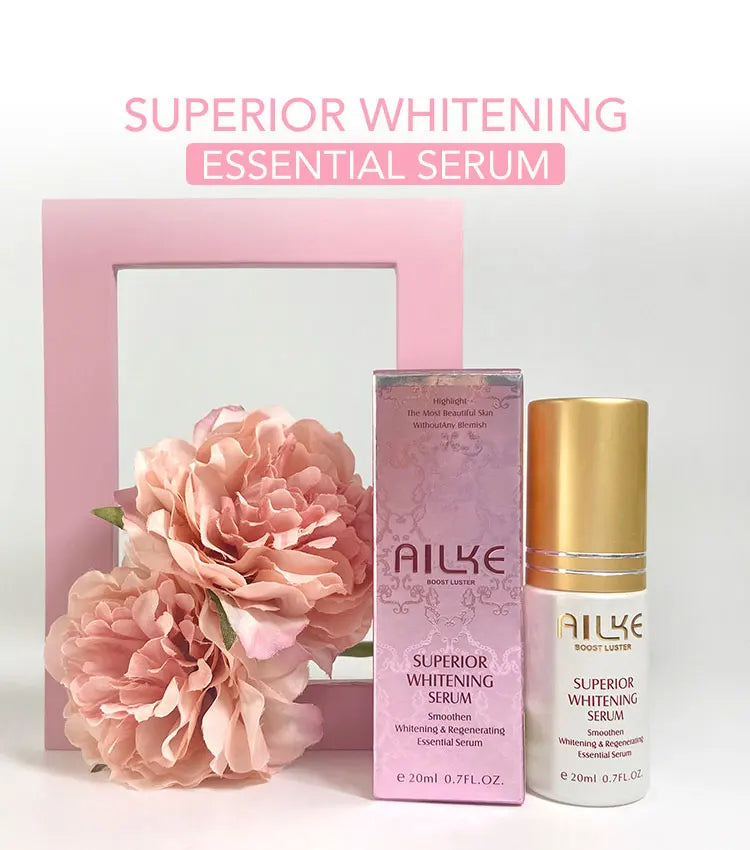 AILKE Whitening Face Cream, Reduce Dark Spots, Inhibit Melanin, With Collagen, Glutathione, For All Skin Types