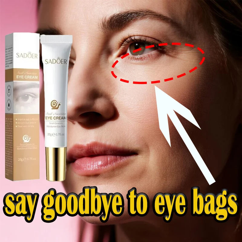 Snail Eye Cream Anti Dark Circles Under The Eyes Remove Eye bags Moisturizing Anti-Aging Eyes Skin Care Products