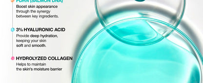 Anua PDRN Hyaluronic Acid 100 Capsules Serum, Revitalizing Face Serum, Hyaluronic Acid, Moisturizing, Korean Skincare