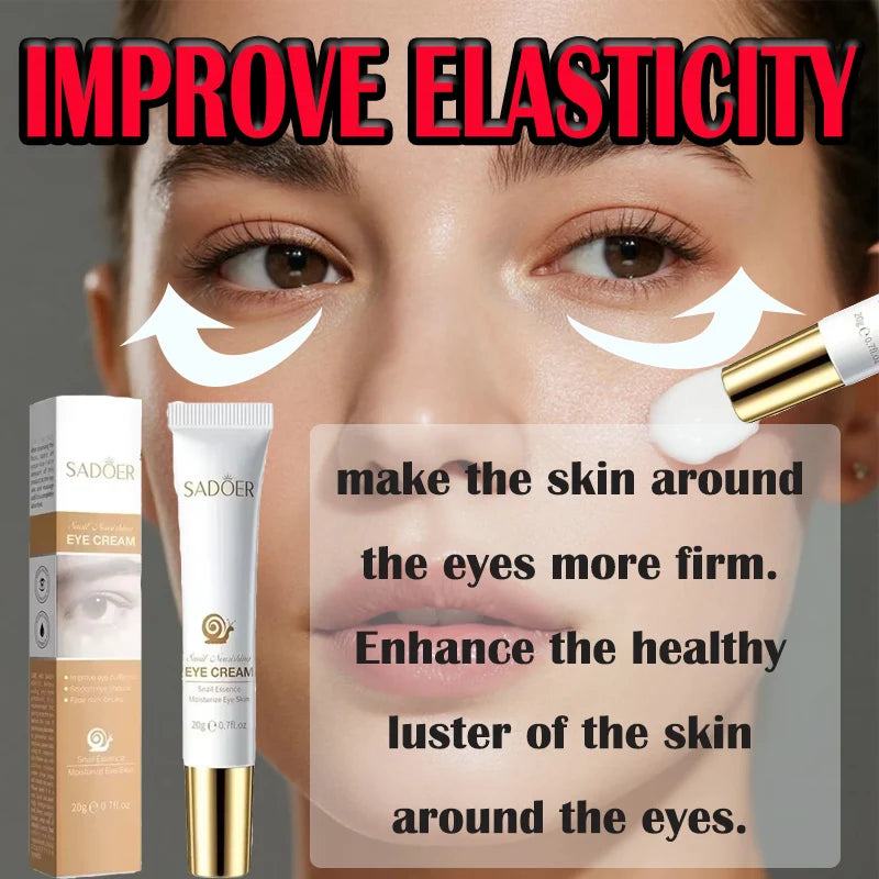 Snail Eye Cream Anti Dark Circles Under The Eyes Remove Eye bags Moisturizing Anti-Aging Eyes Skin Care Products