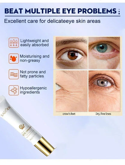 Snail Eye Cream Anti Dark Circles Under The Eyes Remove Eye bags Moisturizing Anti-Aging Eyes Skin Care Products