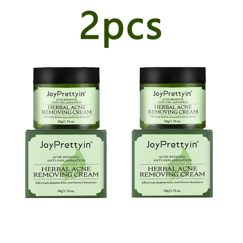Herbal Acne Moving Cream Long Lasting Moisturizing Face Care Products Oil Control Fading Acne Scars Marks Skin Care Beauty