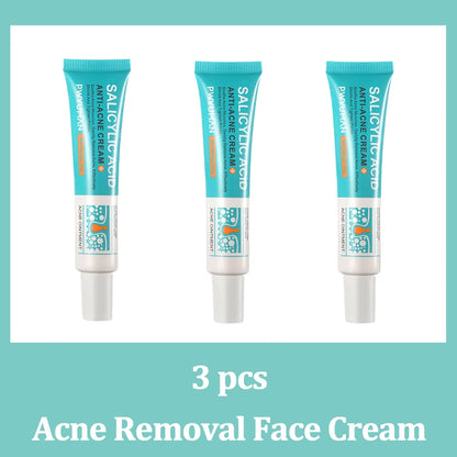 Salicylic Acid Acne Treatment Face Cream Repair Pimple Spots Deep Cleaning Pore Shrinking Anti-acne Scar Oil Control Moisturizer