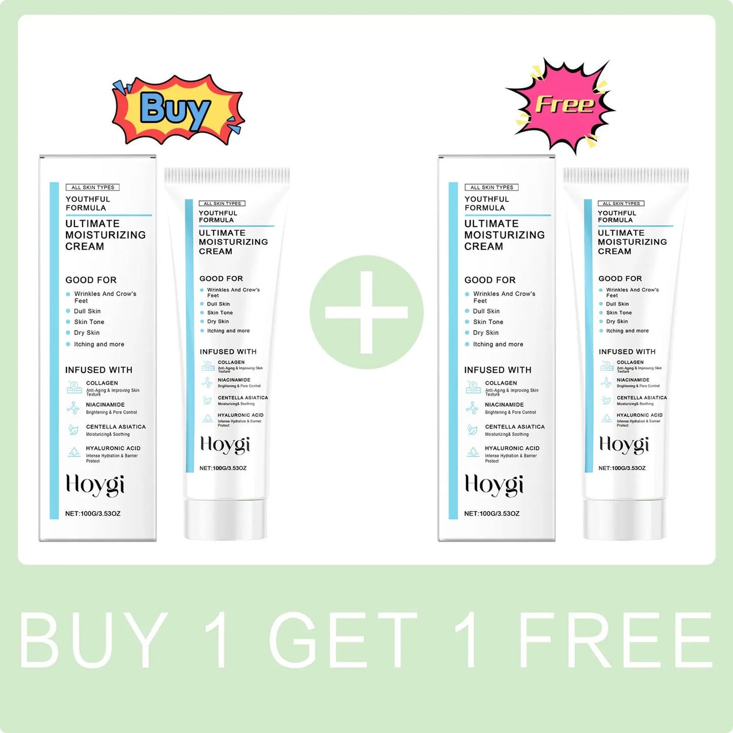 Centella Face Cream Repair Damagrd Skin Strengthen Barrier Reduce Redness Improve Fine Lines Rejuvenation Oil Control Skin Care