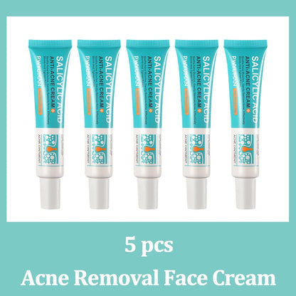 Salicylic Acid Acne Treatment Face Cream Repair Pimple Spots Deep Cleaning Pore Shrinking Anti-acne Scar Oil Control Moisturizer