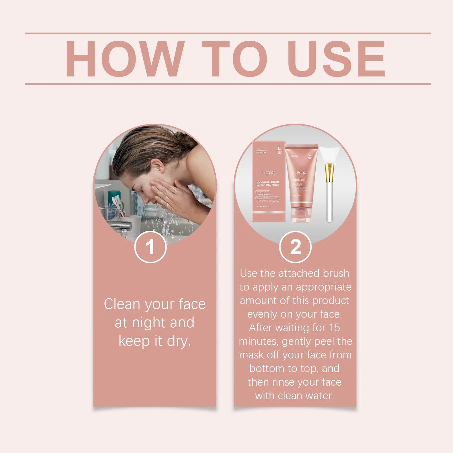 Collagen Peel Off Face Mask Pore Shrinking Hydrating Moisturizing Night Wrapping Mask Cream Firming Skin Peel-off Facial Mask