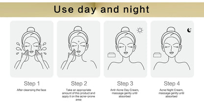 AILKE Whitening Face Cream, Reduce Dark Spots, Inhibit Melanin, With Collagen, Glutathione, For All Skin Types