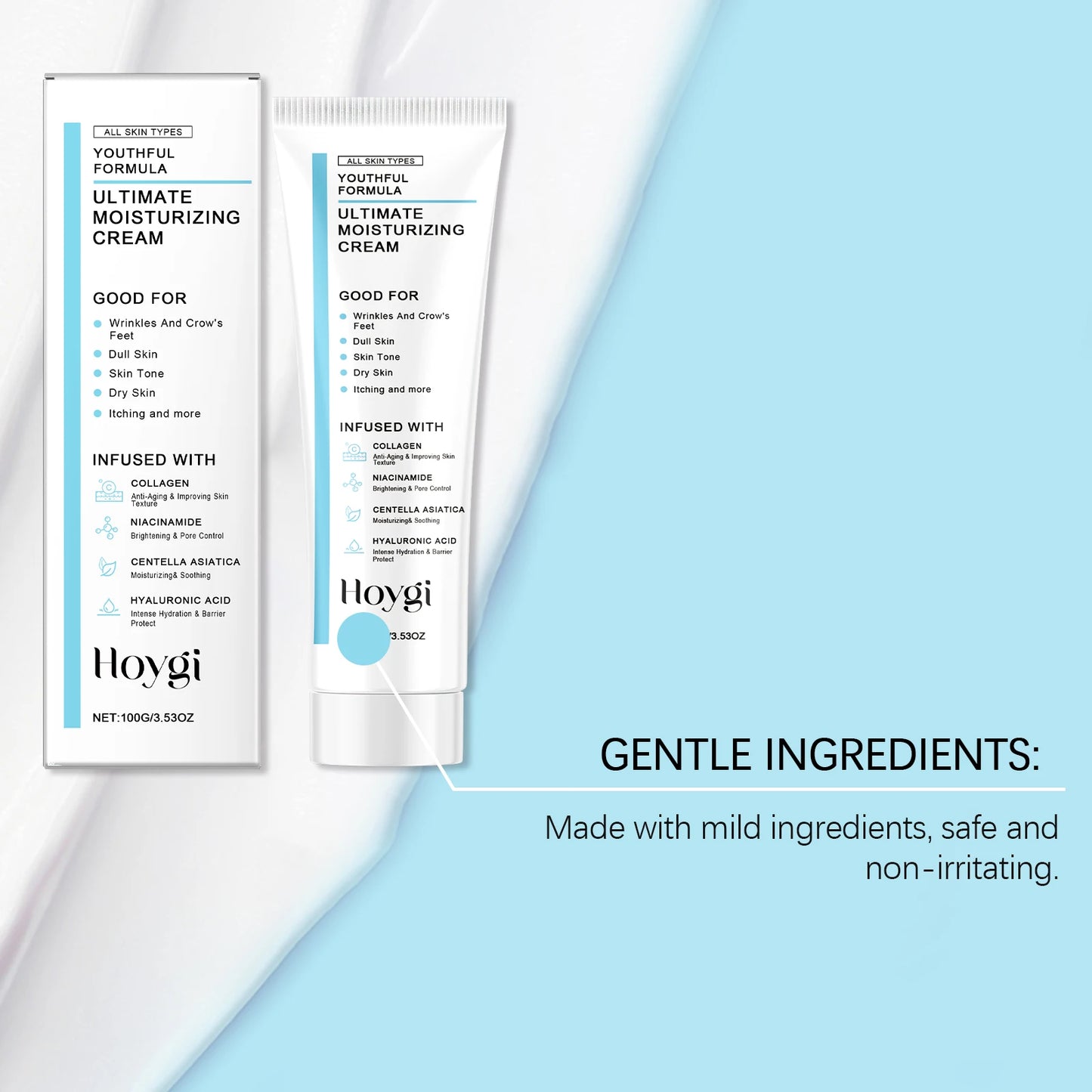 Centella Face Cream Repair Damagrd Skin Strengthen Barrier Reduce Redness Improve Fine Lines Rejuvenation Oil Control Skin Care